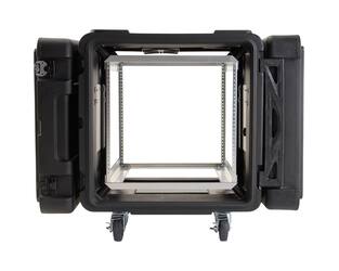 SKB - rSeries - 10U Shock Rack - Zwart - 24-inch diep - met Wielen