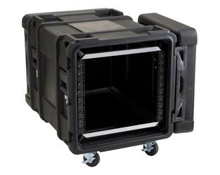 SKB - rSeries - 10U Shock Rack - Zwart - 28-inch diep - met Wielen