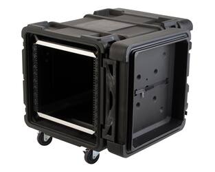 SKB - rSeries - 10U Shock Rack - Zwart - 28-inch diep - met Wielen