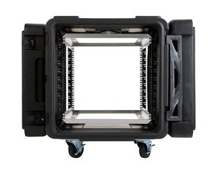 SKB - rSeries - 10U Shock Rack - Zwart - 28-inch diep - met Wielen