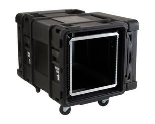 SKB - rSeries - 10U Shock Rack - Zwart - 30-inch diep - met Wielen