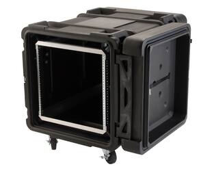SKB - rSeries - 10U Shock Rack - Zwart - 30-inch diep - met Wielen