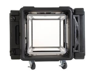 SKB - rSeries - 10U Shock Rack - Zwart - 30-inch diep - met Wielen