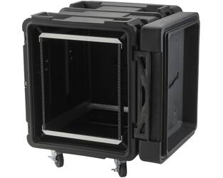 SKB - rSeries - 12U Shock Rack - Zwart - 24-inch diep - met Wielen