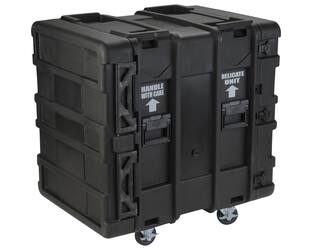 SKB - rSeries - 14U Shock Rack - Zwart - 24-inch diep - met Wielen