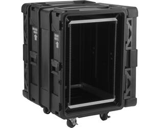 SKB - rSeries - 16U Shock Rack - Zwart - 24-inch diep - met Wielen
