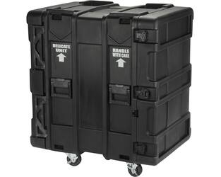 SKB - rSeries - 16U Shock Rack - Zwart - 24-inch diep - met Wielen
