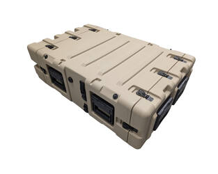 SKB - 3RR Series - 3U Verwijderbare Shock Rack - Beige - 24-inch diep