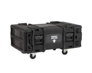 SKB - rSeries - 4U Shock Rack - Groen - 30-inch diep - met Wielen