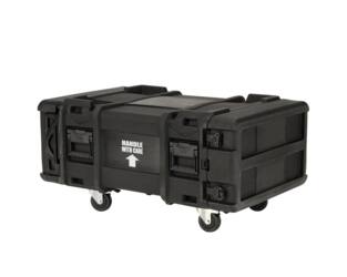 SKB - rSeries - 4U Shock Rack - Groen - 30-inch diep - met Wielen