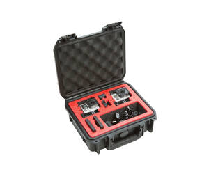 SKB - iSeries - Waterdichte Koffer - Zwart - Dubbele GoPro Inlay