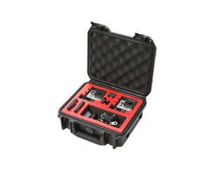 SKB - iSeries - Waterdichte Koffer - Zwart - Dubbele GoPro Inlay