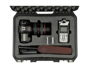 SKB - iSeries - Waterdichte Koffer - Zwart - DSLR Recorder Combo Inlay