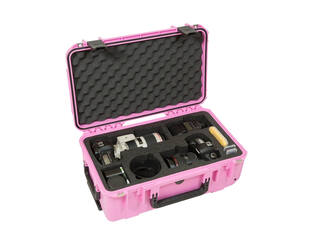 SKB - iSeries - Waterdichte Koffer - Roze - Twee DSLR’s en Twee Lenzen Inlay