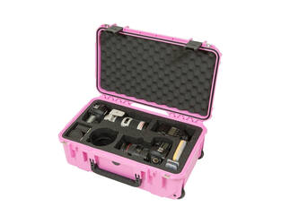 SKB - iSeries - Waterdichte Koffer - Roze - Twee DSLR’s en Twee Lenzen Inlay