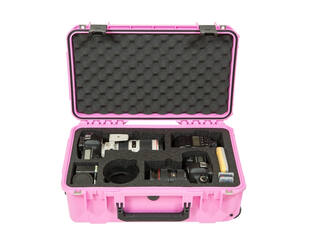 SKB - iSeries - Waterdichte Koffer - Roze - Twee DSLR’s en Twee Lenzen Inlay