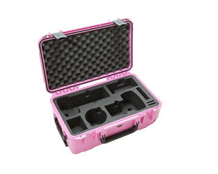 SKB - iSeries - Waterdichte Koffer - Roze - Twee DSLR’s en Twee Lenzen Inlay